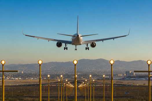 Landing at LAX